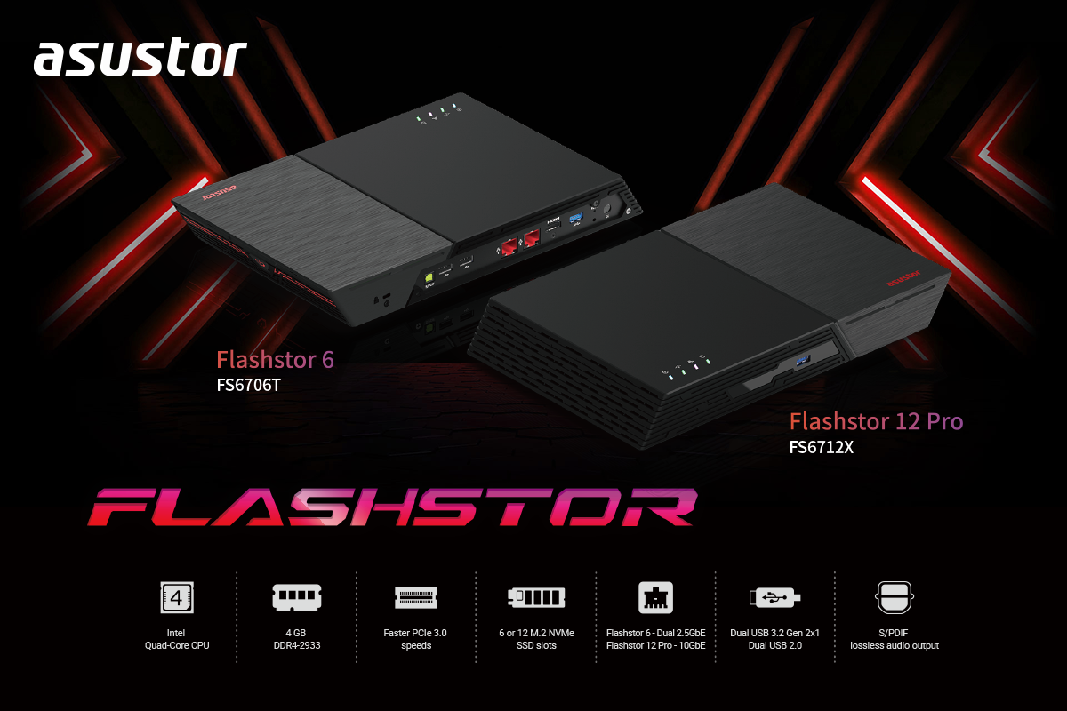 Seria Flashstor pomaga przechowywać więcej w mgnieniu oka!