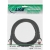 Kabel krosowy S/FTP PiMF kat.6 250MHz PVC miedziany czarny 3m